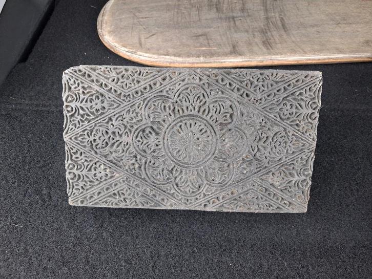 Vintage Batik Stempels - Set van 2, Antiek en Kunst, Antiek | Gereedschap en Instrumenten, Ophalen of Verzenden