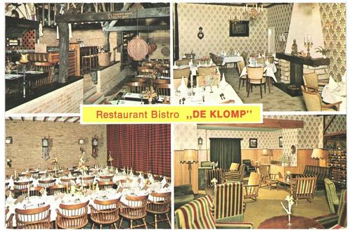 957805	Ede	Restaurant	de Klomp	Nette oude kaart onbeschreven, Verzamelen, Ansichtkaarten | Nederland, Ongelopen, Gelderland, Ophalen of Verzenden
