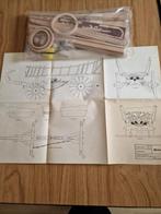 Disselwagen houten bouwdoos, Hobby en Vrije tijd, Modelbouw | Auto's en Voertuigen, Overige merken, Nieuw, Ophalen of Verzenden