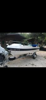 In werkelijke nieuwstaat! Consoleboot met 40 pk motor, Watersport en Boten, Speedboten, Ophalen, Zo goed als nieuw, Minder dan 70 pk