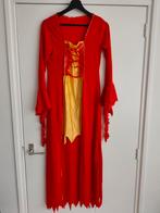 Duivelsjurk, rekbaar, met duivel oortjes,  gebruikt, Carnaval, Maat 42/44 (L), Ophalen of Verzenden, Onbekend