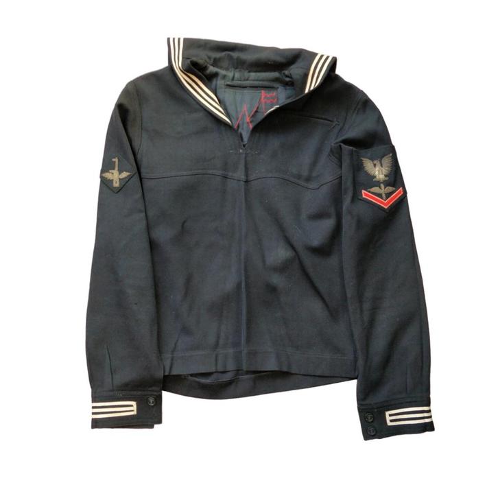 WWII US Navy Jumper Jacket Aviation Gunner Bullion Patches, Verzamelen, Militaria | Tweede Wereldoorlog, Marine, Embleem of Badge