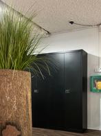 Bisley kast zwart draaideurkast archiefkast 4 planken, Antiek en Kunst, Ophalen