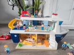 Playmobil huis en boot in goede staat, Ophalen, Gebruikt