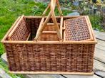 Vintage Rotan Picknickmand, Ophalen of Verzenden, Gebruikt, Zonder inhoud