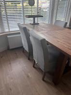 Eetset, Huis en Inrichting, Ophalen, Zo goed als nieuw, 4 tot 6 stoelen