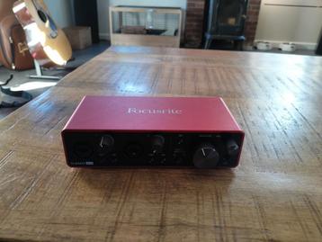 Focusrite Scarlett 2i2 3rd Gen Audio Interface beschikbaar voor biedingen