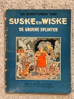 Suske en Wiske - Blauwe Reeks - De Groene Splinter - 1e druk, Gelezen, Ophalen of Verzenden, Eén stripboek