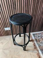 Gloednieuwe rotan design barkruk Nordal NEN zwart, Ophalen, Met voetsteun, 60 tot 90 cm, Nieuw
