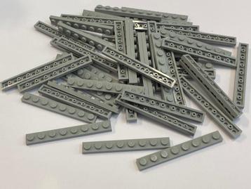 Partij 50x nieuwe 1x8 Lego plaatjes in diverse kleuren beschikbaar voor biedingen