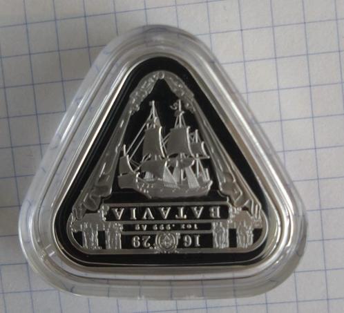 Zilver oz munt Australia Batavia 2019 Triangular Shipwrecks, Postzegels en Munten, Edelmetalen en Baren, Zilver, Ophalen