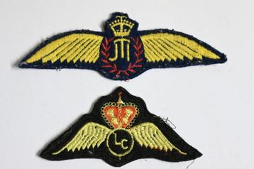 2x onbekende luchtmacht wing embleem badge  beschikbaar voor biedingen