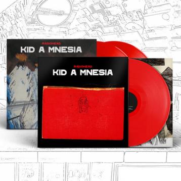 Vinyl 3LP Radiohead Kid A Mnesia Limited RED Vinyl NIEUW