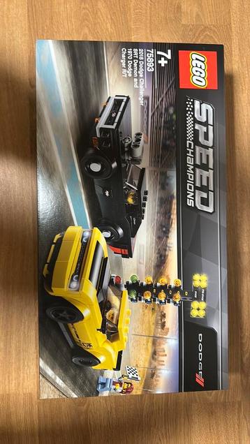 Lego 75893 2018 dodge challenger srt demon & 1970 dodge char beschikbaar voor biedingen