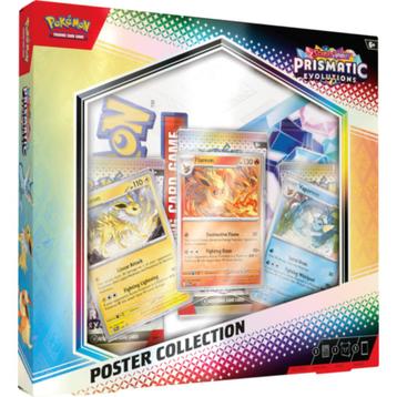 Scarlet & Violet Prismatic Evolutions Poster Collection beschikbaar voor biedingen