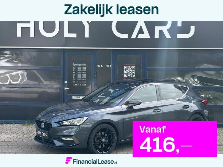 Seat LEON 1.5 eTSI FR | PANO | VIRTUAL | CAMERA | KEYLESS |, Auto's, Seat, Bedrijf, Lease, Financial lease, Leon, ABS, Achteruitrijcamera