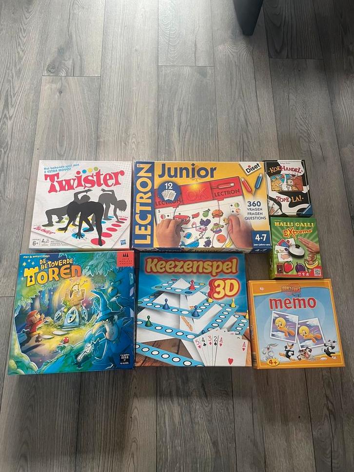 6 Z.g.a.n verschillende Gezelschap Spellen /nog compleet, Hobby en Vrije tijd, Gezelschapsspellen | Overige, Zo goed als nieuw