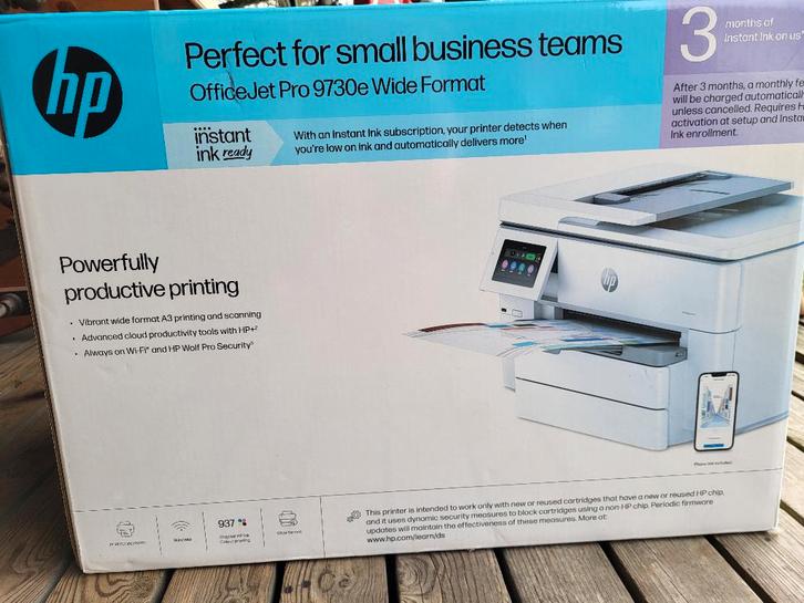 HP Office Jet Pro 8730e  Nieuw in doos, Computers en Software, Printers, Nieuw, All-in-one, Inkjetprinter, Kleur printen, Kopieren