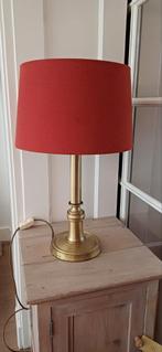 Prachtige klassieke lamp met messing voet, Zo goed als nieuw, 50 tot 75 cm, Ophalen