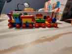Goki houten treintje 2+, Kinderen en Baby's, Ophalen of Verzenden, Nieuw, Duw- of Trekspeelgoed
