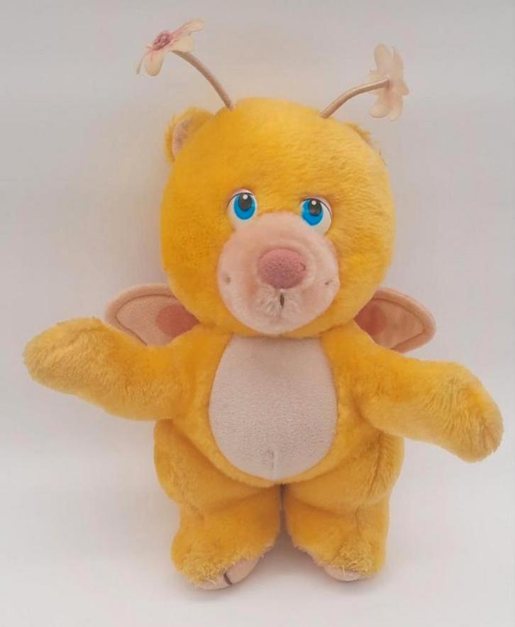 Disney Wuzzles Butterbear knuffel Hasbro 1985, Verzamelen, Disney, Gebruikt, Knuffel, Overige figuren, Ophalen of Verzenden