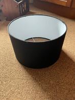 2 zwarte lampenkappen, Huis en Inrichting, Lampen | Lampenkappen, Ophalen, Zo goed als nieuw