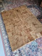 ZARA HOME Teddy Plaid met Leer, 100 tot 150 cm, Bruin, Ophalen of Verzenden, Zo goed als nieuw