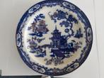 Antiek Hindostan Bord Blauw Wit, Antiek en Kunst, Ophalen of Verzenden