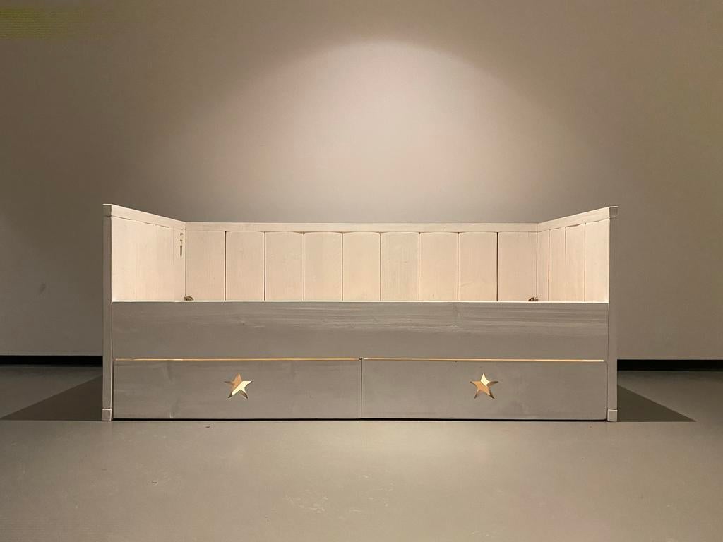 Prachtig kinderbed met lades 70x160 met matras, Kinderen en Baby's, Kinderkamer | Bedden, Ophalen, 70 tot 85 cm, Zo goed als nieuw