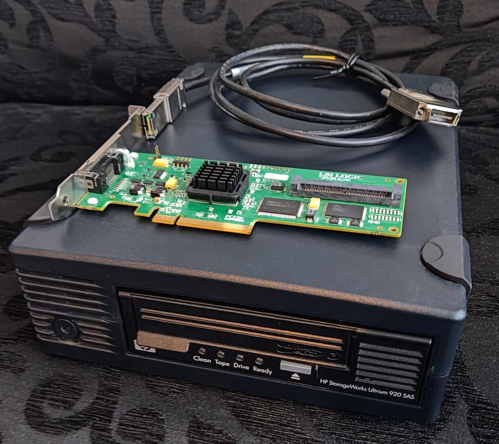 2x HP LTO-3 Sas tape drives, Computers en Software, Overige Computers en Software, Gebruikt, Ophalen of Verzenden