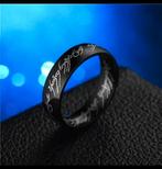Zwarte versie 'The One Ring' Lord of the Rings, Ophalen of Verzenden, Nieuw, Sieraad