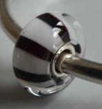 Trollbeads ZWARTE EN WITTE STREPEN, Sieraden, Tassen en Uiterlijk, Bedels, Gebruikt, -, Verzenden, -