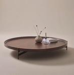 Mango houten salontafel, Huis en Inrichting, Minder dan 50 cm, 100 tot 150 cm, Rond, Zo goed als nieuw
