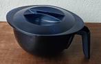 Tupperware MicroCook 1.5 ltr Schenkkan - Smelten & Opwarmen, Ophalen of Verzenden, Zo goed als nieuw, Blauw, Beker of Kan