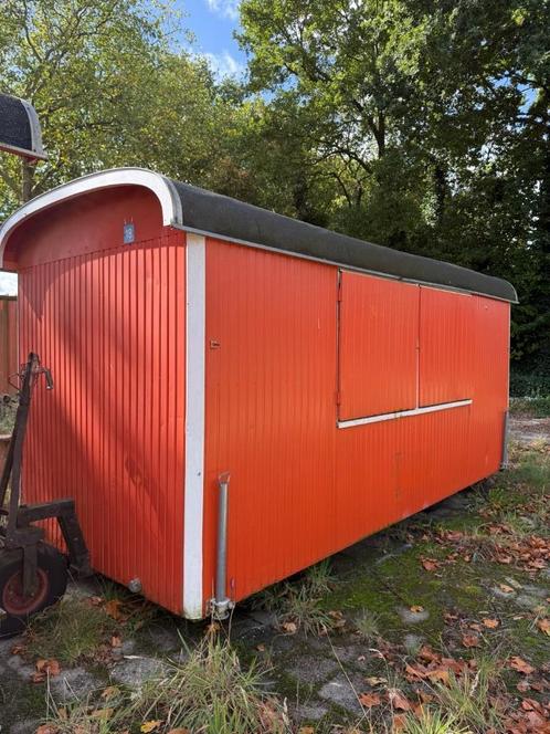 Schaftwagen,pipowagen,schaftkeet Verschillende afmetingen, Doe-het-zelf en Verbouw, Bouwketen en Schaftketen, Gebruikt, Ophalen