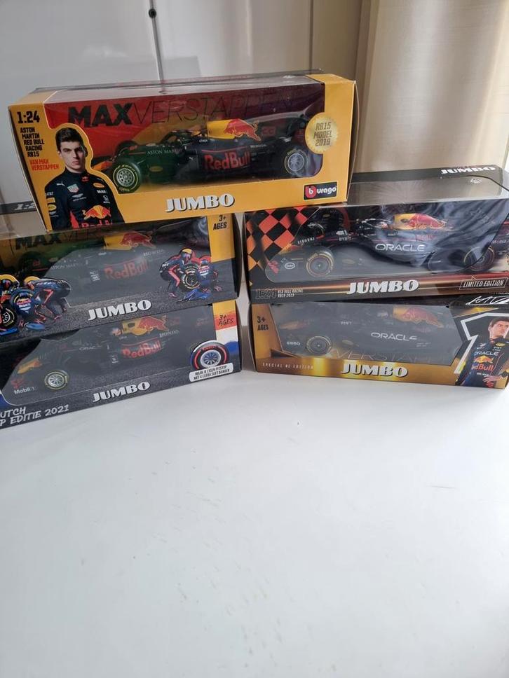 Max Verstappen Red Bull Racing Jumbo Bburago, Hobby en Vrije tijd, Modelauto's | 1:24, Nieuw, Auto, Bburago, Ophalen