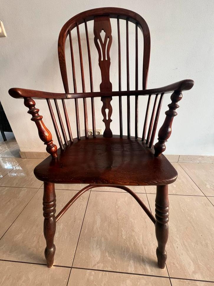 Antieke Engelse Windsorstoel, 19e eeuw, Antiek en Kunst, Antiek | Meubels | Kasten, Ophalen
