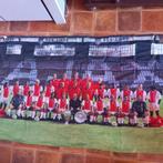 Ajax elftal  vintage vlag 100x150, Ophalen of Verzenden, Nieuw, Ajax