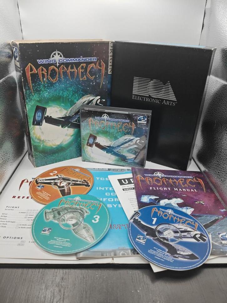 Wing Commander Prophecy PC Big Box, Spelcomputers en Games, Games | Pc, Zo goed als nieuw, Avontuur en Actie, 1 speler, Vanaf 3 jaar