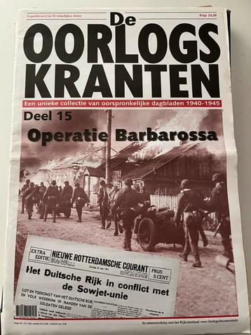 65 oorlogskranten. Kopieën van de echte originele kranten. beschikbaar voor biedingen