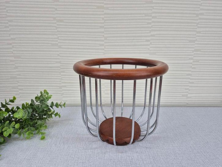 Scandinavisch design fruitmand. Boda Nova Zweden., Huis en Inrichting, Woonaccessoires | Schalen en Manden, Rond, Ophalen of Verzenden