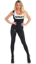 SWAT jumpsuit Carnavalspak | Dames | Small | Nieuw, Carnaval, Nieuw, Ophalen of Verzenden, Kleding