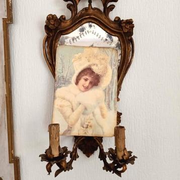 🌲Victoriaanse dame met winter bonnet🌲 beschikbaar voor biedingen