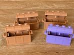 Lego schatkisten nougat en paars, Kinderen en Baby's, Speelgoed | Duplo en Lego, Ophalen of Verzenden, Zo goed als nieuw, Lego
