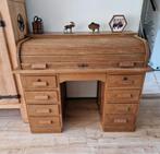 Antiek Eikenhouten Bureau met Schuifkap, Ophalen