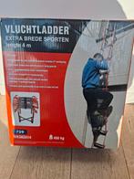 Vluchtladder 4 meter - Nieuw in doos!, Doe-het-zelf en Verbouw, Ladders en Trappen, Nieuw, Ophalen of Verzenden, Ladder, Opvouwbaar of Inschuifbaar