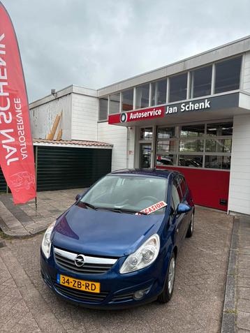 Opel Corsa 1.4 16V 5D AUT 2007 Blauw beschikbaar voor biedingen