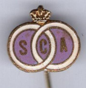 S.C.A. Sportclub Anderlecht email op koper speldje ( Z_094a) beschikbaar voor biedingen