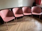 4x stoel Gigi, Housecraft Living, roze, zgan, Ophalen, Kunststof, Overige kleuren, Zo goed als nieuw