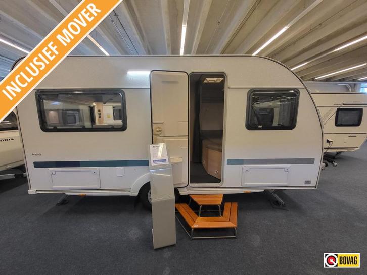 Adria Aviva 422 PY, eigenlijk nog nieuw, GRATIS NIEUWE MOVER, Caravans en Kamperen, Caravans, Bedrijf, tot en met 4, Overige, Adria